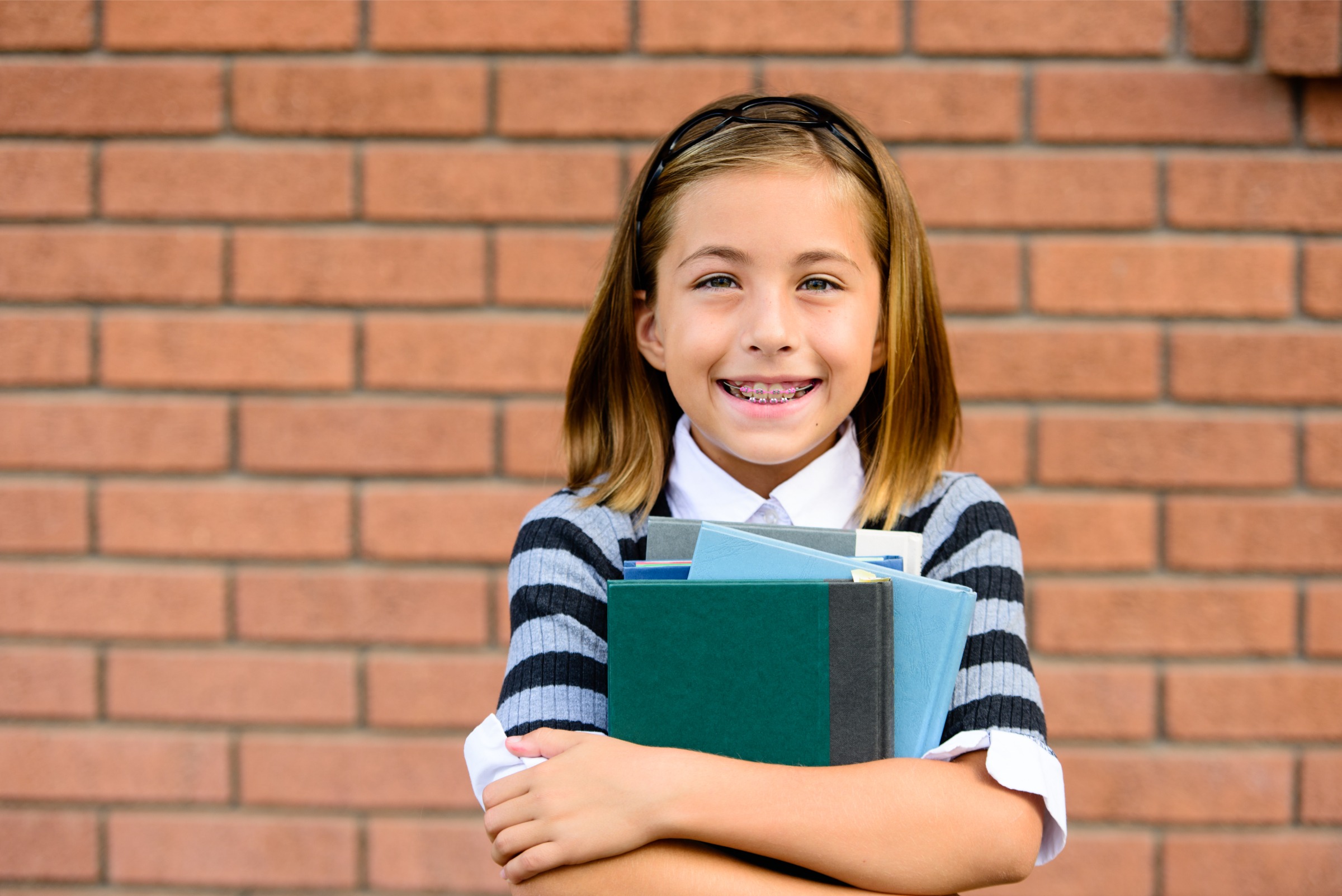 child with braces